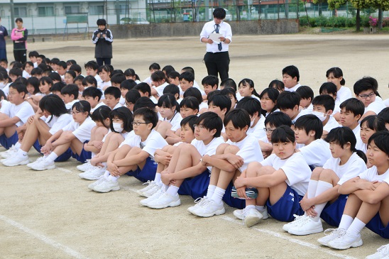 中学生　運動会 運動会練習開始/北中学校