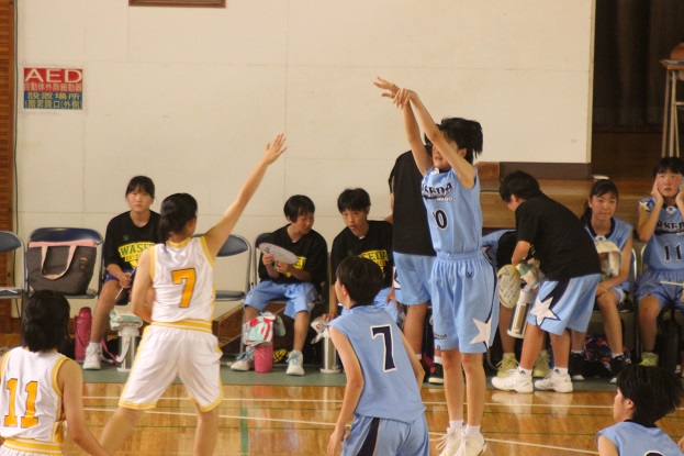 学校総合体育大会 6 早稲田中学校