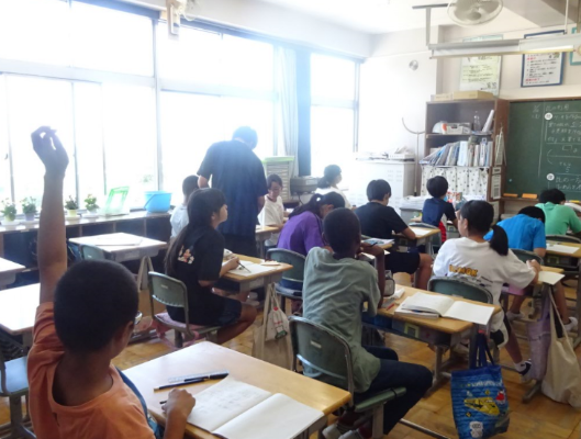 積極的な姿6年生の画像