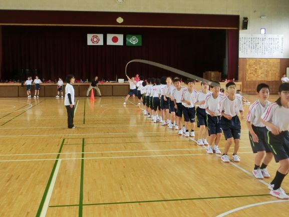 担任も真剣です