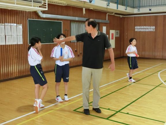 リレーの練習