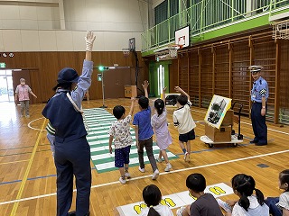 【交通安全教室の様子】