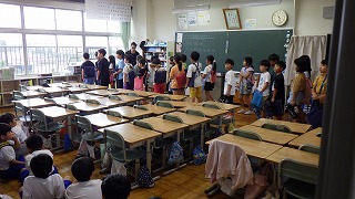 垂直避難訓練